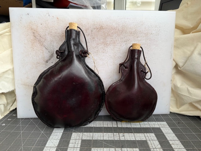 Leather waterbottles